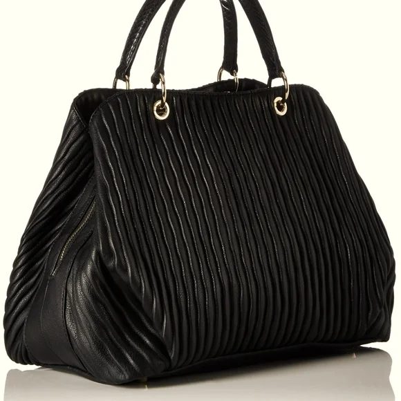 Cavalli Class Parisienne Black Satchel Crossbody Bag - Picture 2 of 8